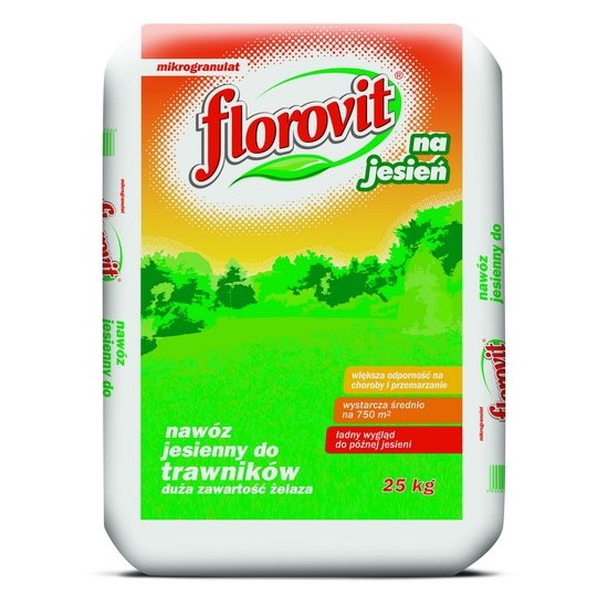 Добриво для газону 25 кг (осіннє). FLOROVIT